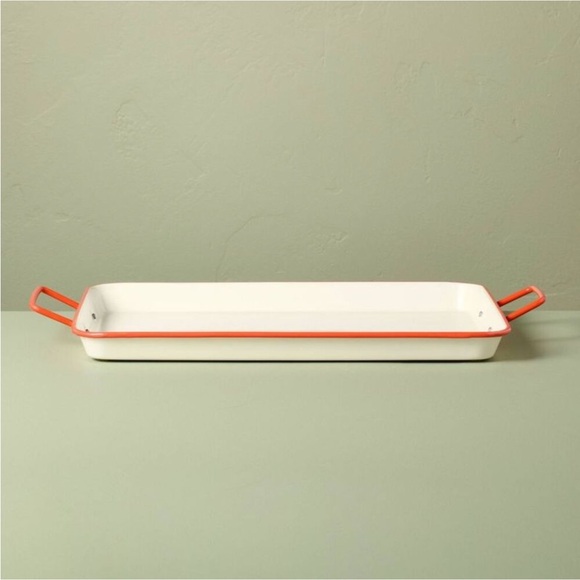 Hearth & Hand with Magnolia Powder-Coated Metal
Rectangular Serving Tray, 21” - Picture 3 of 4